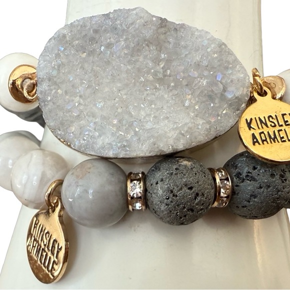 Kinsley Armelle - DUSK GEODE BRACELET - Like new - Picture 12 of 12